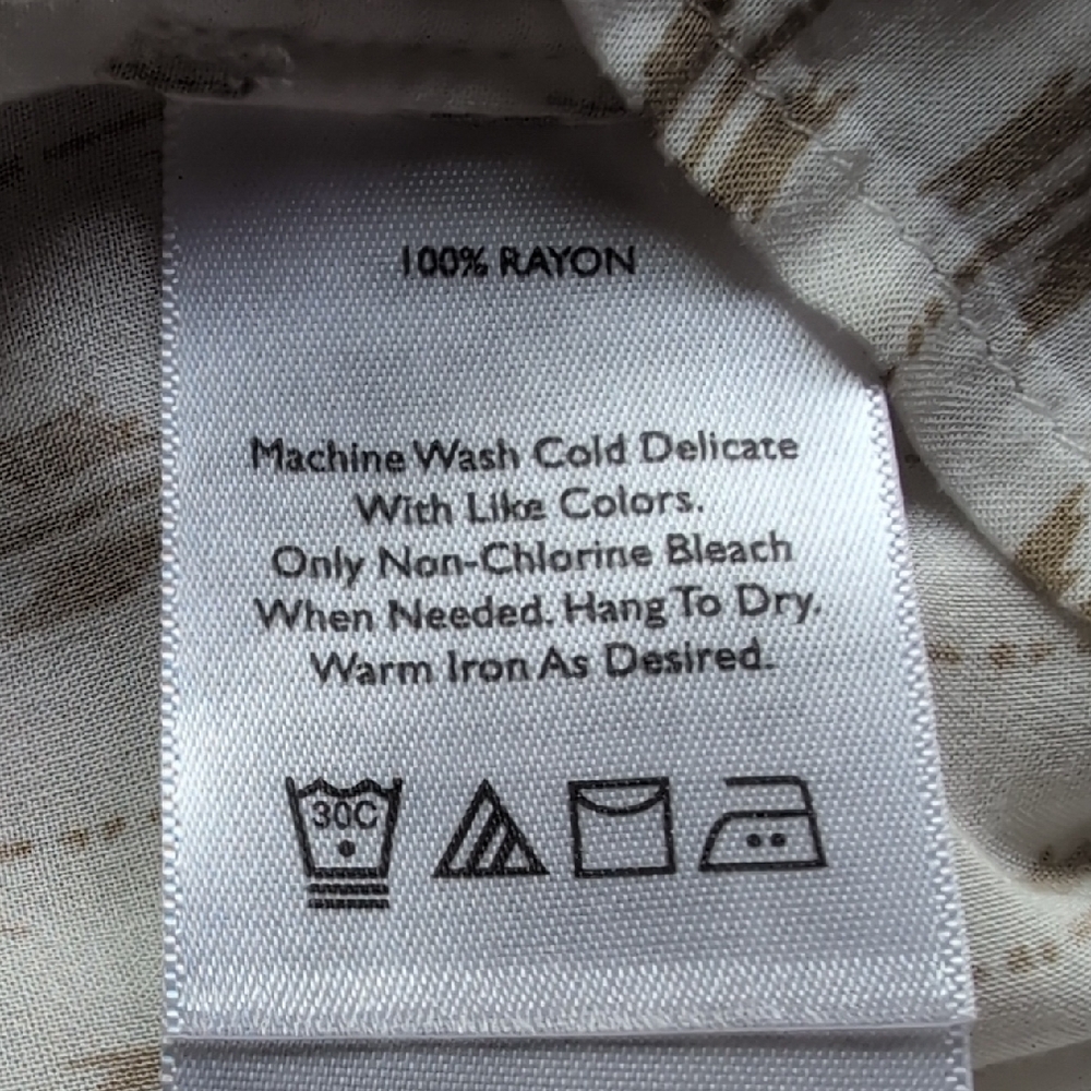 EDDIE BAUER Sunrise Sleeveless Popover Batik Blouse - Picture 12 of 13
